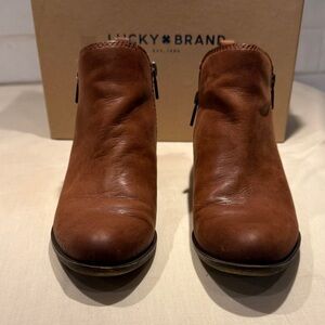 Lucky Brand Brown Ankle Boots